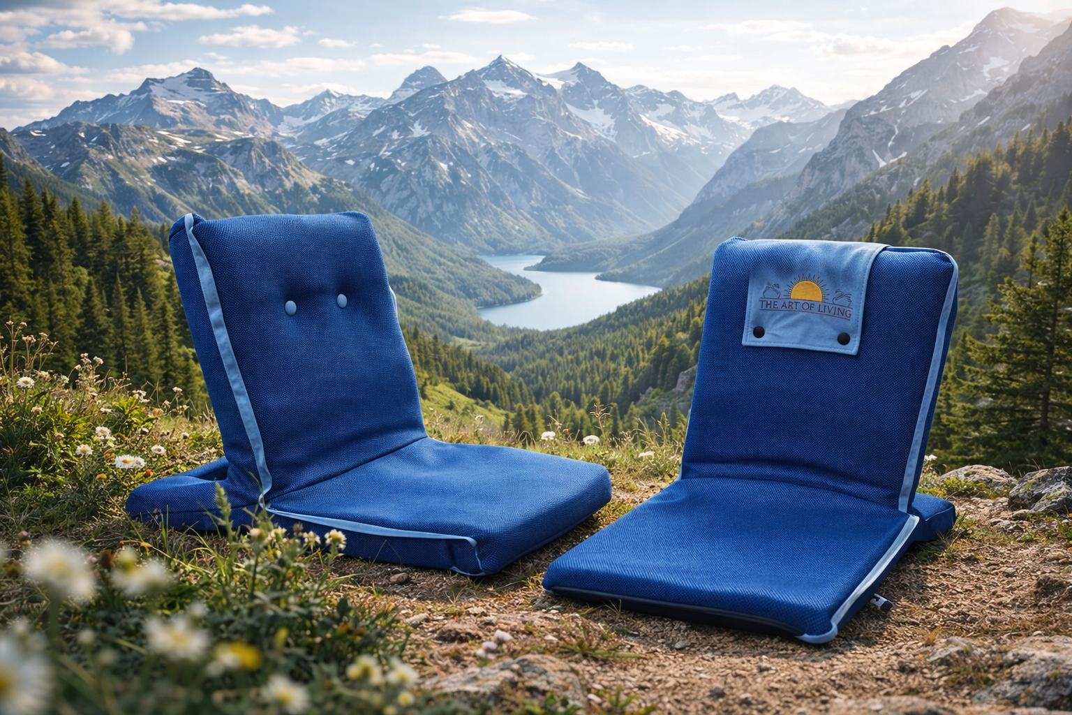 Meditační křeslo – detail polstrování